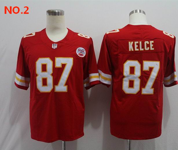 Men's Kansas City Chiefs #87 Travis Kelce Nike Jersey Red;